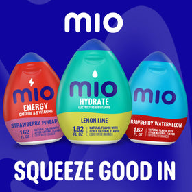 Mio Sport Lemon Lime packaging emphasizing travel-friendly design.
