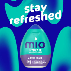 Mio Sport portable squeeze bottle for easy hydration during workouts.