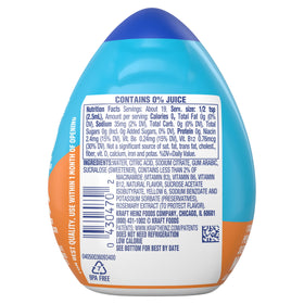 Mio sweet tea bottle close-up emphasizes flavorful, zero-calorie refreshment.