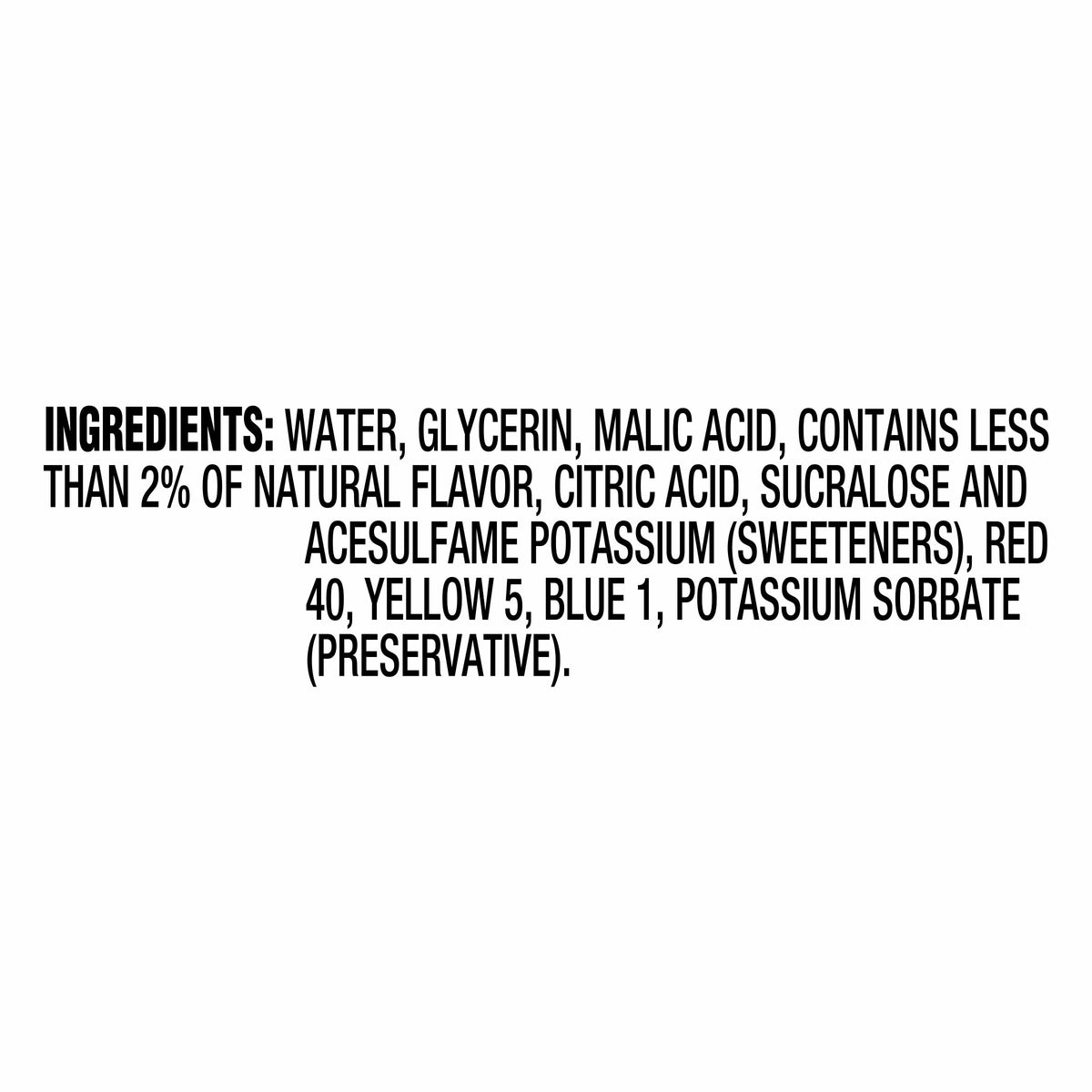 Mio Sweet Tea bottle shown with zero calories per serving