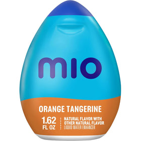 Mio Vitamins Orange Tangerine bottle pours refreshing, zero-calorie flavor into water.