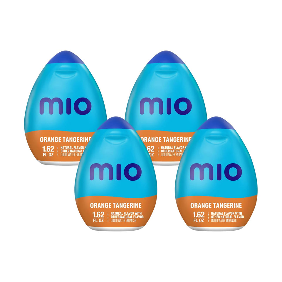 Mio Vitamins Orange Tangerine bottle adds bold flavor while traveling.