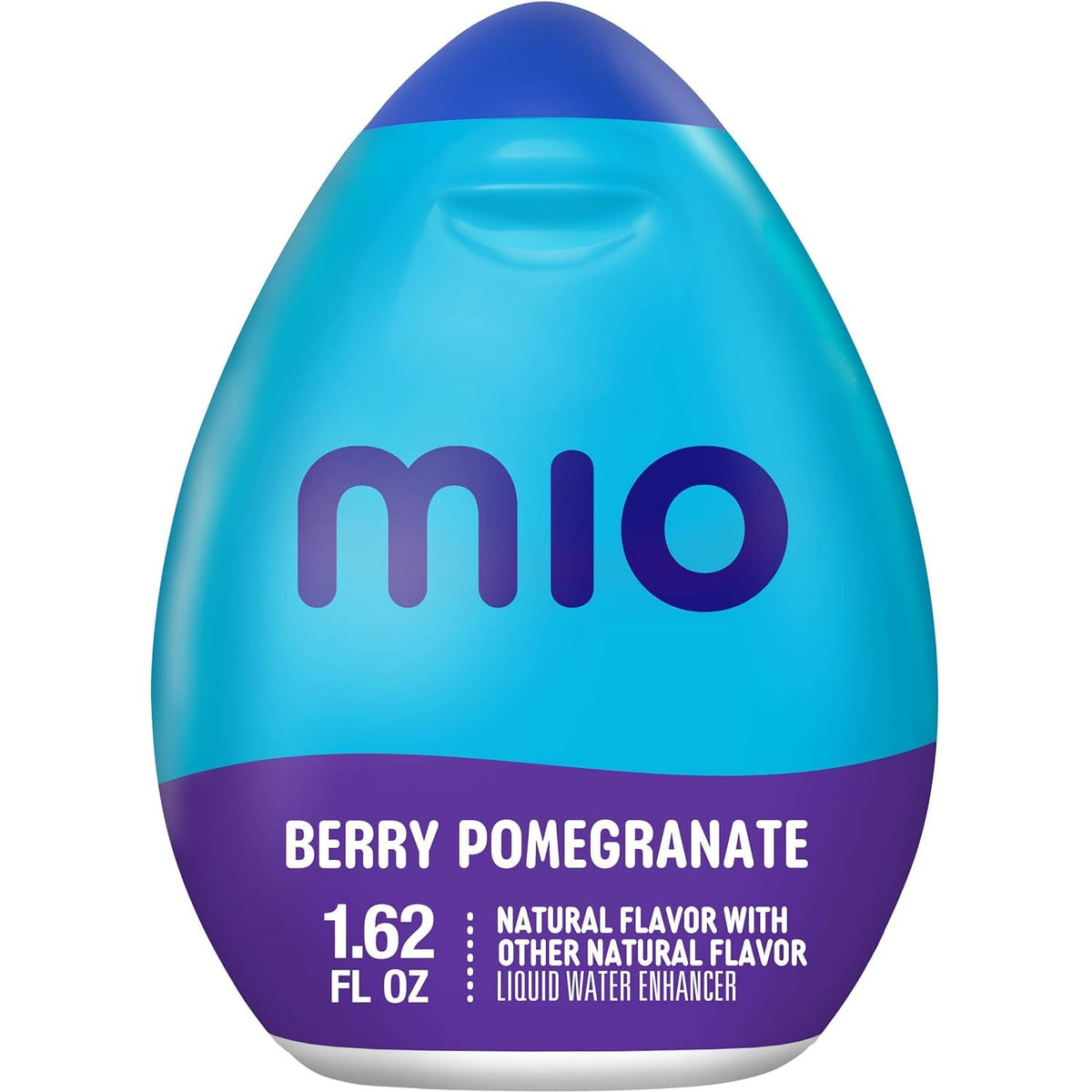 MIO Berry Pomegranate bottle close-up, flavor infusion for water