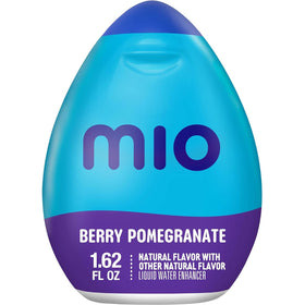 MIO Berry Pomegranate bottle close-up, flavor infusion for water