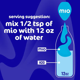 MIO Pack Display image, four flavor bottles together