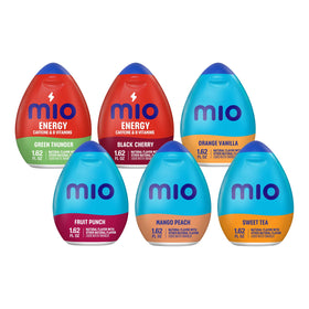 Mio Water Enhancement Variety Pack bottles displayed for easy on-the-go flavor.