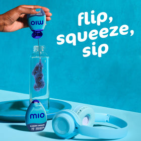 Mio Blueberry Lemonade ingredients image highlights a calorie-free flavor option.