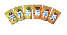 Miracle Noodle Egg White Angel Hair pasta ready to pair with sauces.