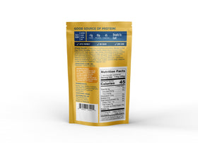 Uncooked Miracle Noodle Egg White Spaghetti strands in packaging, gluten-free and dairy-free.