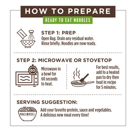 Miracle Noodle gluten-free vegan konjac rice for plant-based meals.