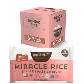 Miracle Noodle Konjac Rice 8oz pack — low-calorie base for meals