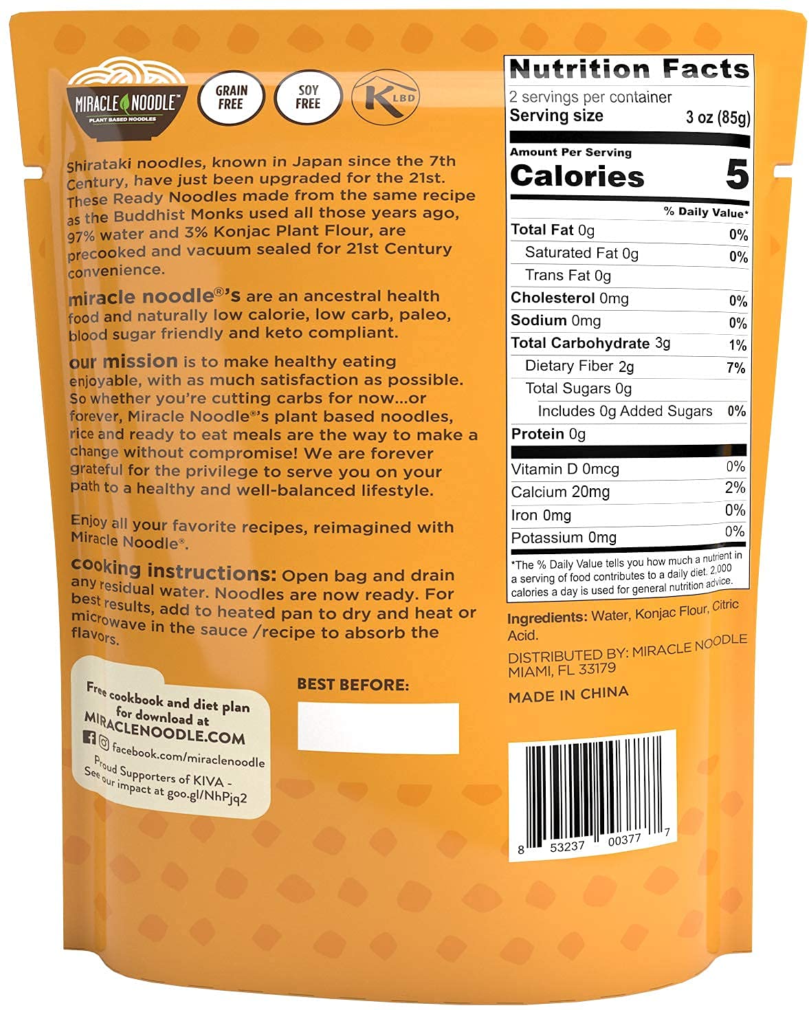 Miracle Noodle pasta sauce pairing ready-to-eat noodles capture silky texture and sauce cling.