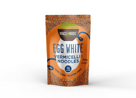 Miracle Noodle Ready-to-Eat Angel Hair Pasta shown in a serving