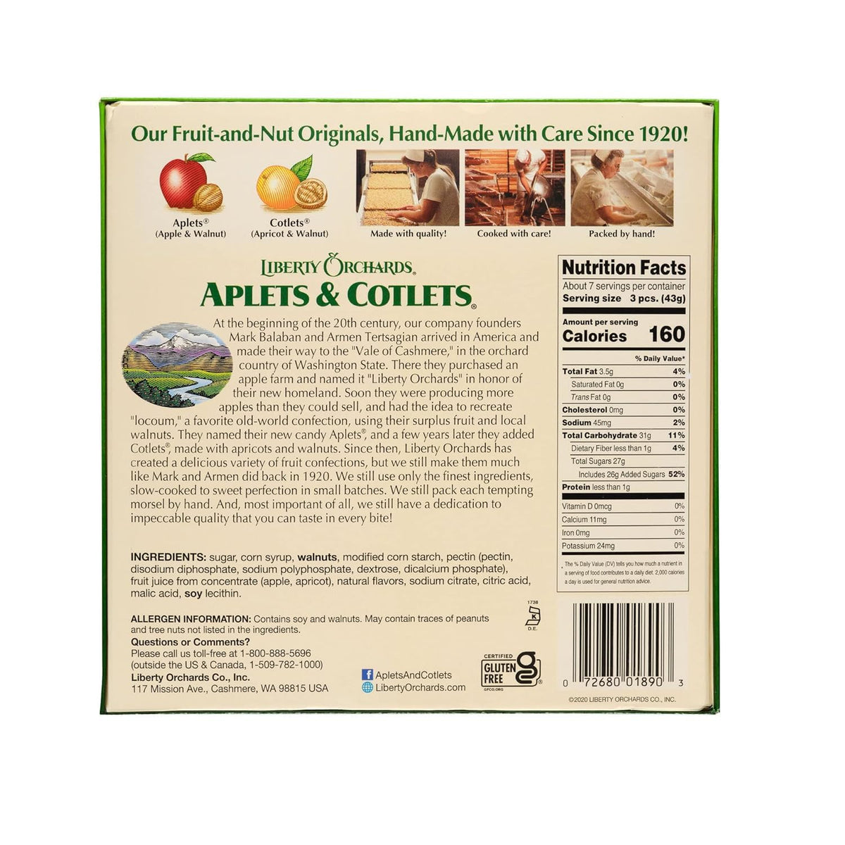 Mise Mise Liberty Orchards 4 Pack display—gift-ready assortment.