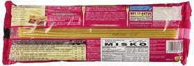 Misko Pastitsio packaging back with quick instructions for weeknight meals.
