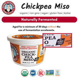 Miso Master Organic Chickpea Miso in a bowl of miso soup for beginners.