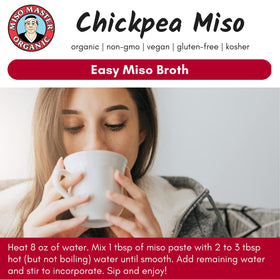 Miso Master Organic Chickpea Miso as a glaze on roasted veggies and tofu.
