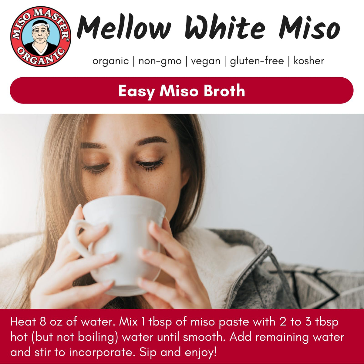 Miso Master Organic Mellow White Miso refrigeration required to maintain freshness.