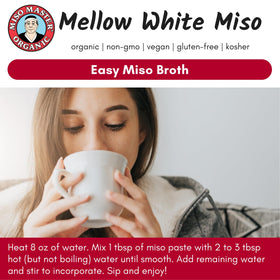 Miso Master Organic Mellow White Miso refrigeration required to maintain freshness.