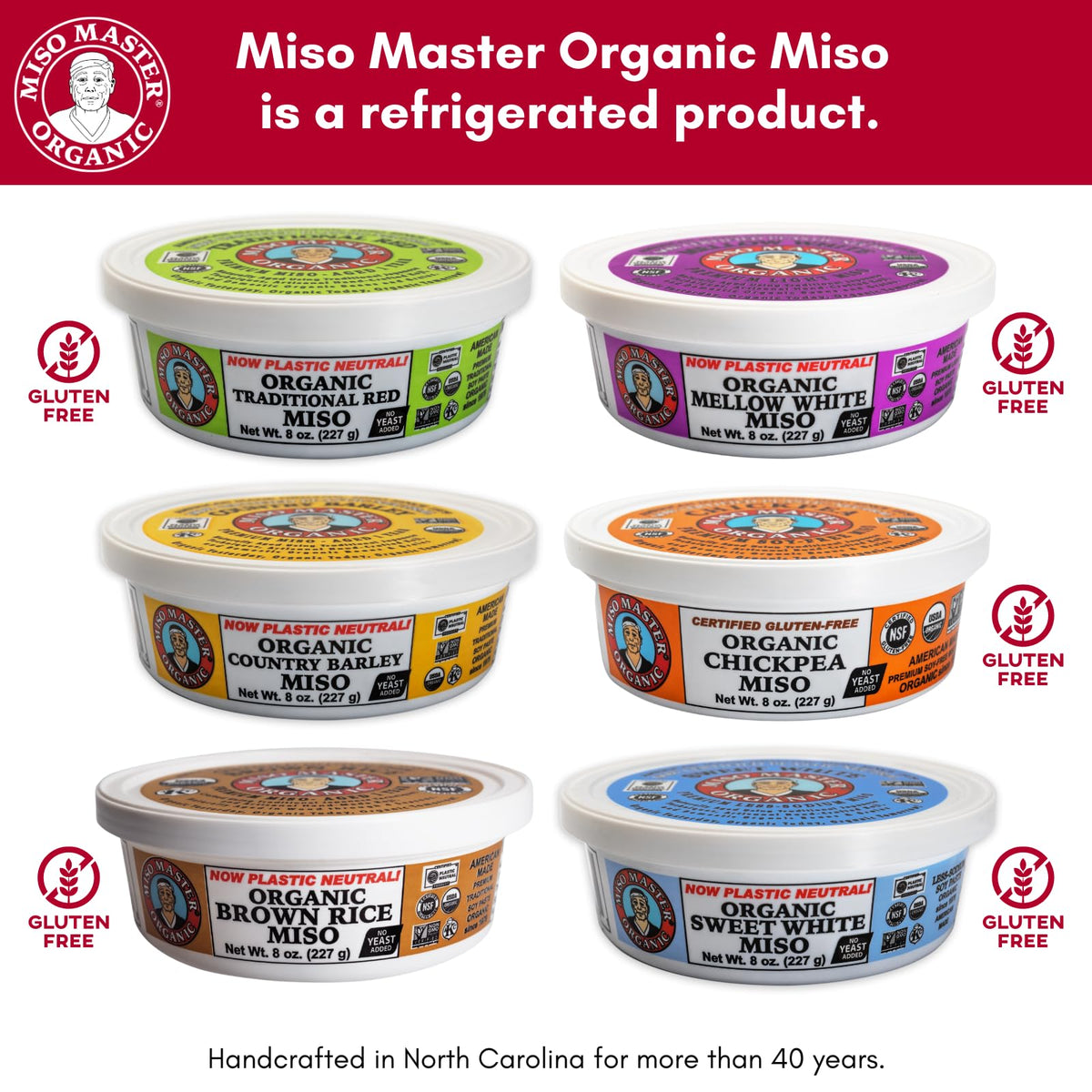 Miso Master Organic Mellow White Miso ready for soups, dressings, and glazes.