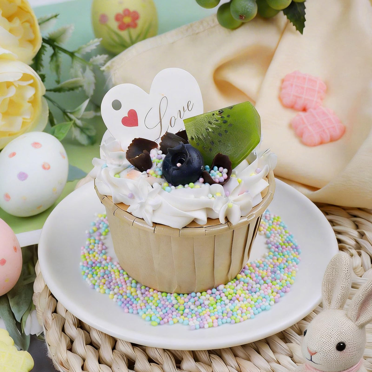 Miss Doozy pastel nonpareils for delicate spring desserts.