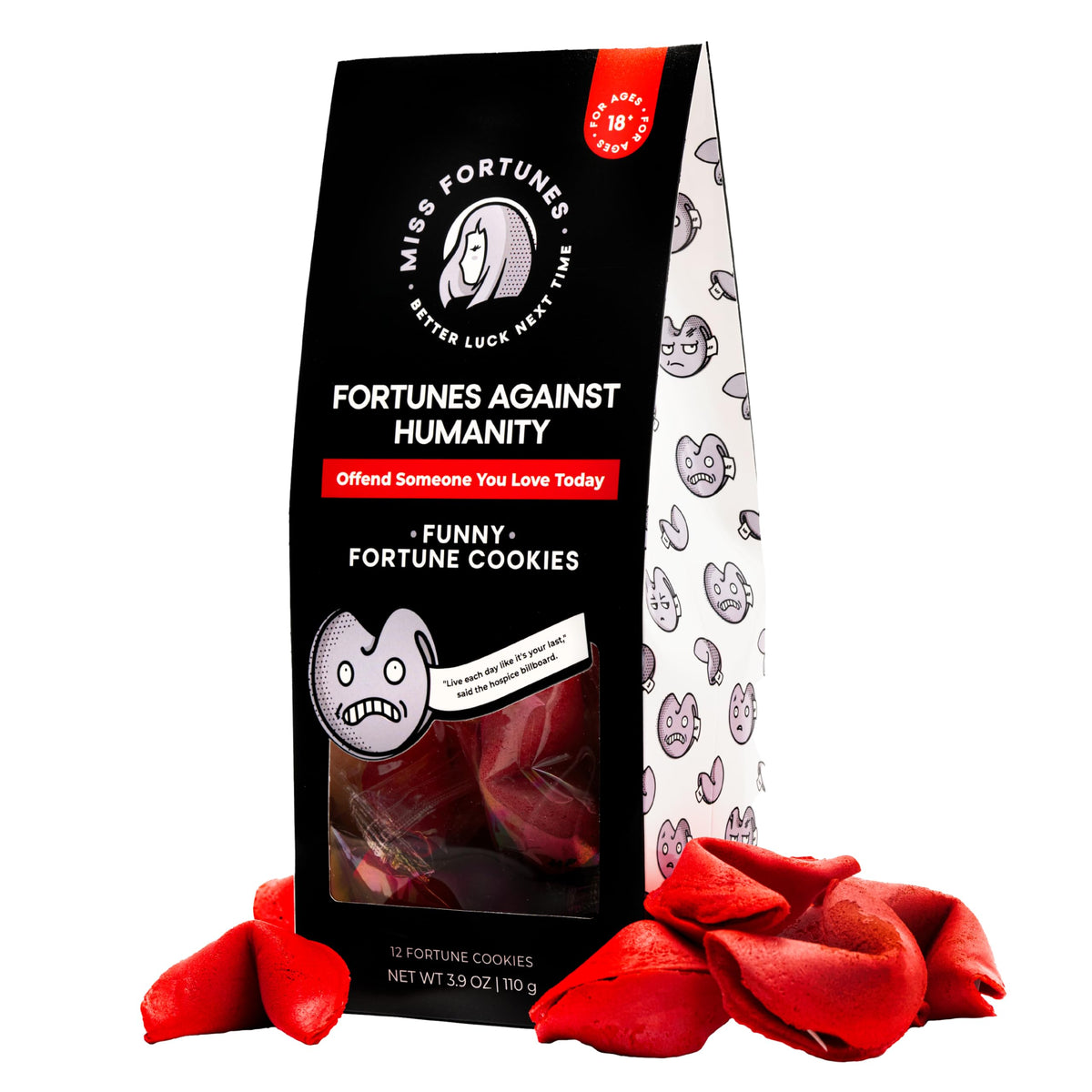 Miss Fortunes bag of 12 vegan cookies for party favors.
