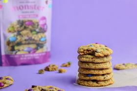 Miss Jones Baking gluten-free cookie mix ready for baking with simple pantry ingredients.