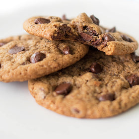 Miss Jones Baking Organic Cookie Mix dough portion ready to scoop.