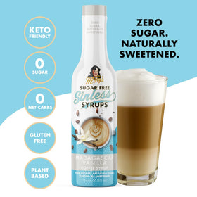 Miss Mary's Madagascar Vanilla Sugar Free Coffee Syrup dessert idea drizzle