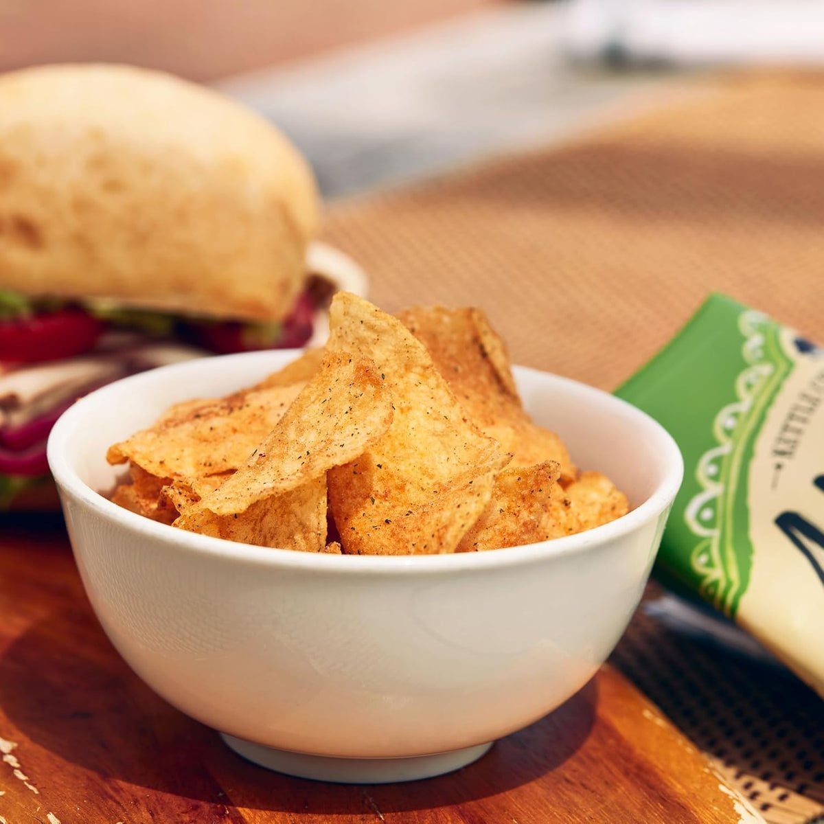 Miss Vickie's jalapeño chips served as a savory snack for gatherings.