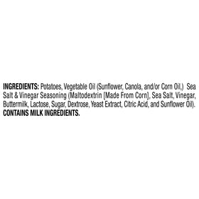 Miss Vickie's Sea Salt & Vinegar chips poured into a bowl for sharing at home