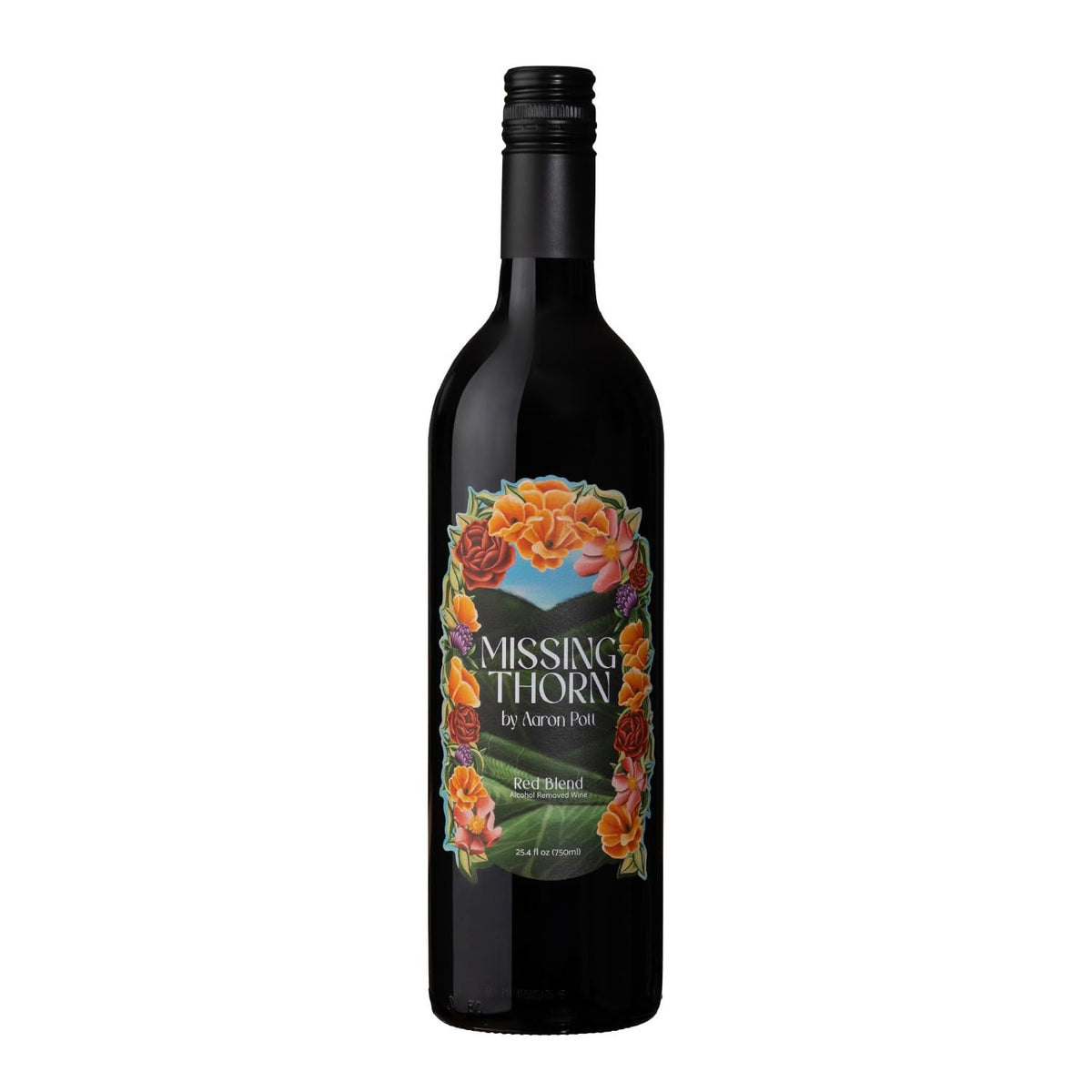 Missing Thorn Bordeaux bottle pour highlights full-bodied blackberry and cassis