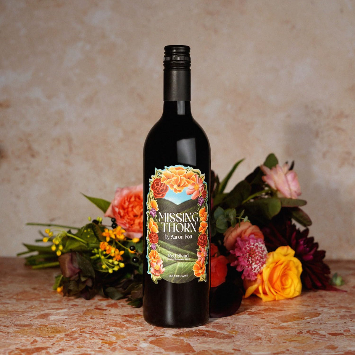 Missing Thorn Napa Valley bottle in ambient setting conveys premium experience
