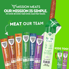 Mission Meats allergy-friendly label notes gluten-free and nut-free.