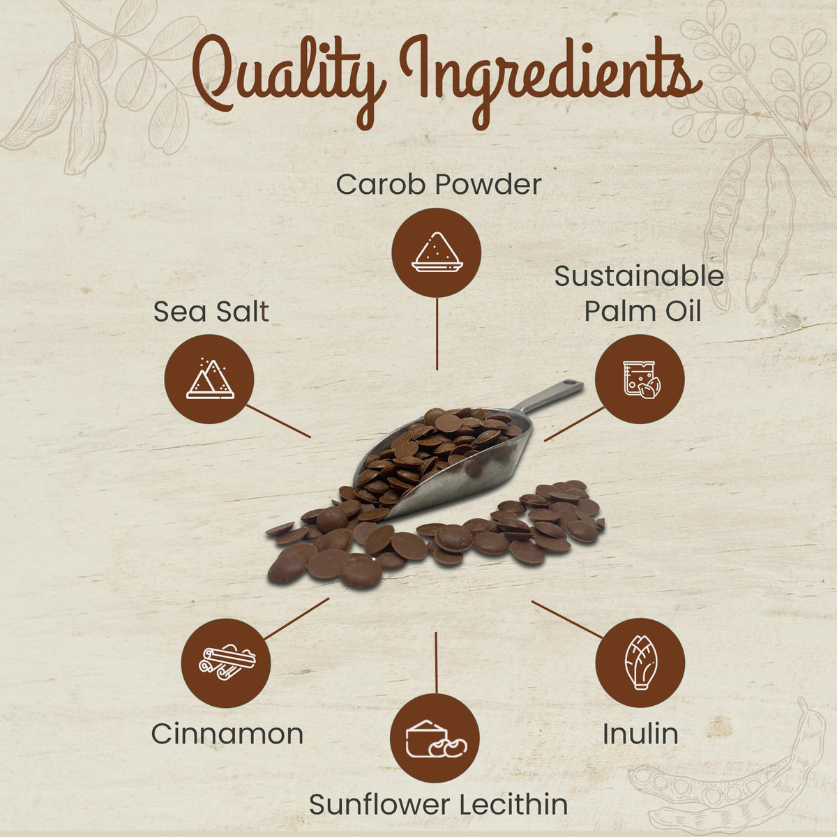 Missy J's baking ideas using carob chips inspire tasty treats.