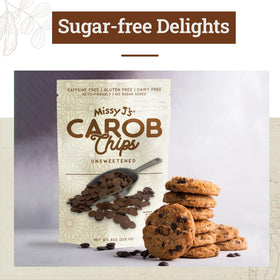 Missy J's carob flavor offers dairy-free indulgence with a chocolate-like profile.