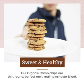 Missy J's sustainably produced palm oil carob chips.