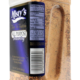 Misty's Steakhouse seasoning in kitchen scene, ready to elevate everyday meals.