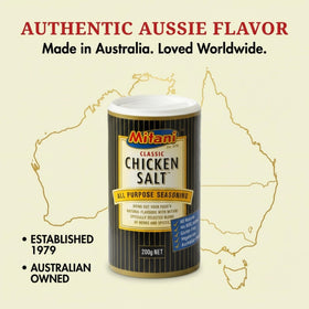 Mitani Classic Chicken Salt on popcorn demonstrates a savory, crowd-pleasing snack enhancement.
