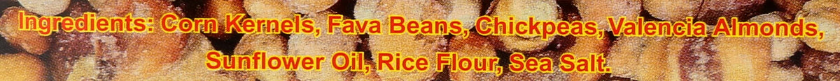 Mitica fava beans highlight a hearty, savory bite in the mix.