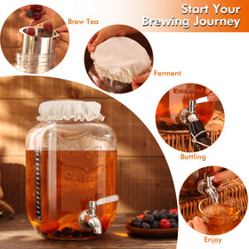 MIWUYI breathable cloth top for fermentation airflow and seal