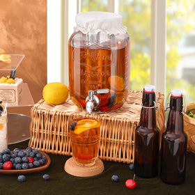 MIWUYI measuring cup and thermometer for precise brewing