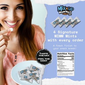 Mix It Up Munchies MIMM Mints refreshing sugar-free bite after workouts