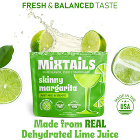 Gift-ready MIXTAILS pack with vibrant margarita flavor.