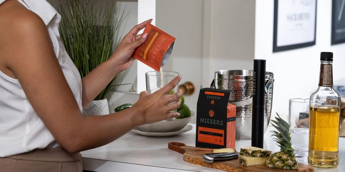 Mixxers Paloma sachet for bright, simple drinks.