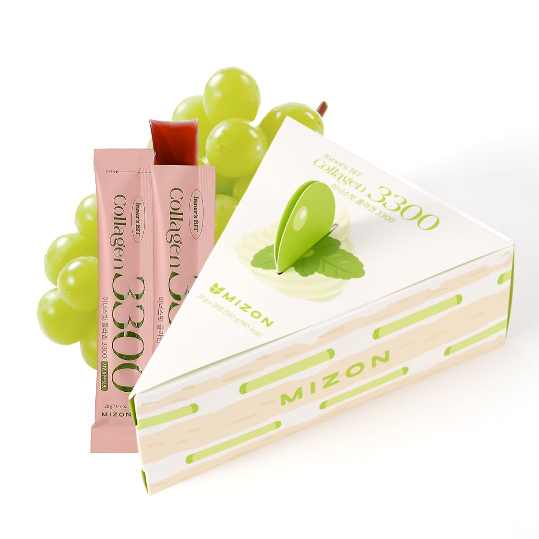 MIZON INNERSBIT collagen jelly stick packaging for on-the-go vegan snack.
