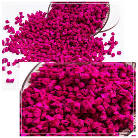 Mkostlich dragon fruit snacks foil bag emphasizes resealability to keep freshness