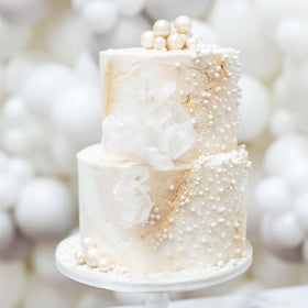 Mkostlich edible pearl sprinkles deliver crispy texture plus melt-in-mouth sweetness.