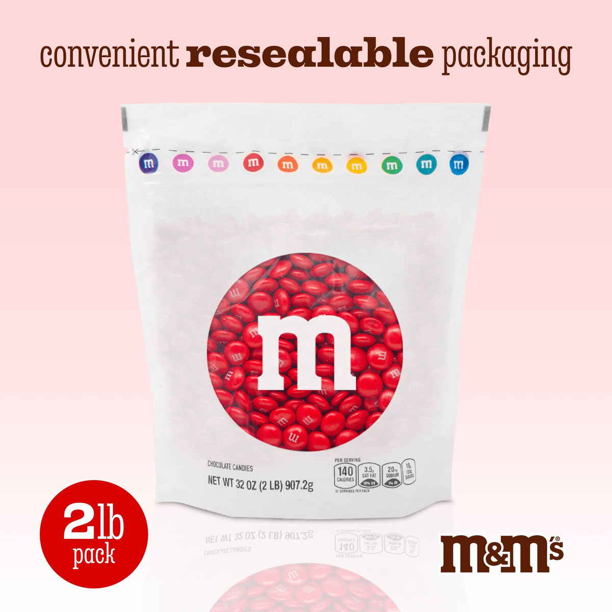M&M’S WORLD candies fill bags and jars for festive party favors
