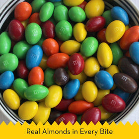 M&M'S Almond Milk Chocolate Candies colorful shells invite sharing at parties